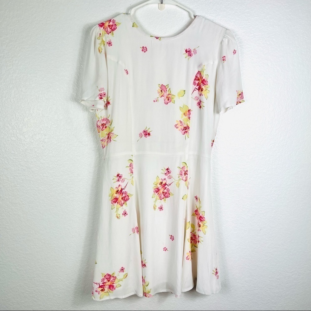 Privacy Please henson lace up back mini dress size M